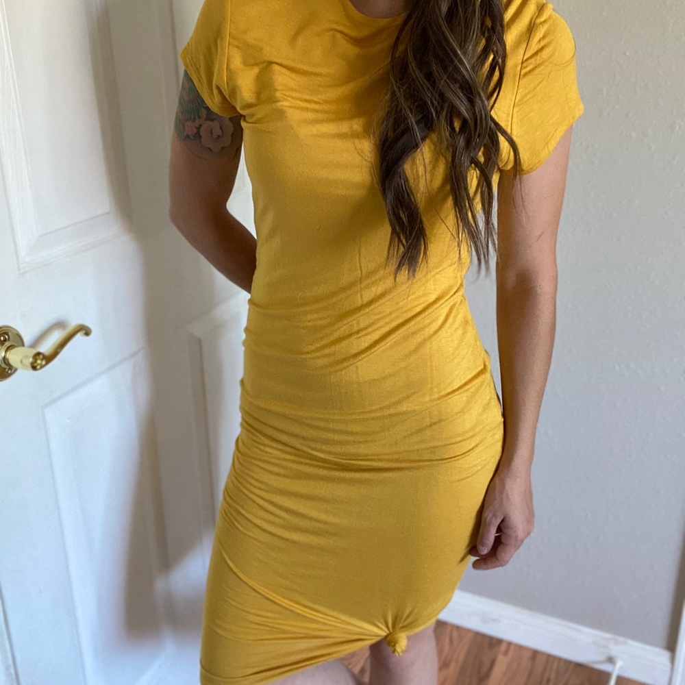 Fitted shirt dress
